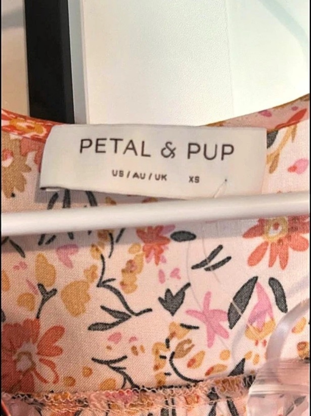 Petal & Pup Kelda Floral Dress in Pink & Orange